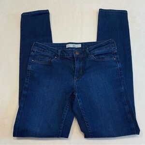 EU Topshop Moto Baxter High Rise Blue Denim Skinny Jeans